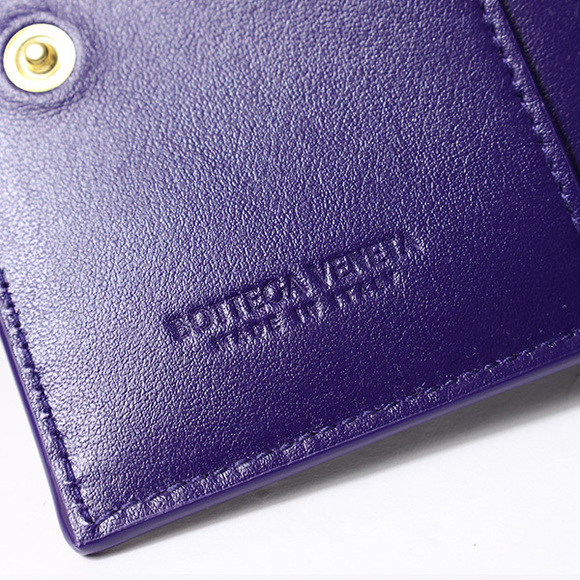 Bottega Veneta Wallet Coin Purse Purple - Picture 5 of 10